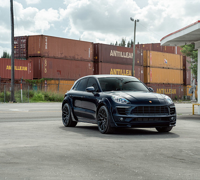 Фото дисков Vossen HF-2 на Porsche Macan I