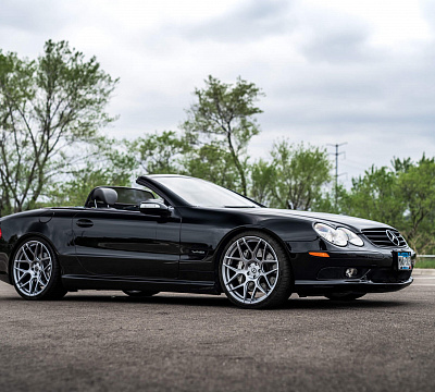 Фото дисков HRE FF01 на Mercedes-Benz SL (R230)
