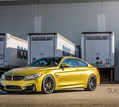 Фото дисков HRE P104 на BMW 4/M4 (F32/F82)