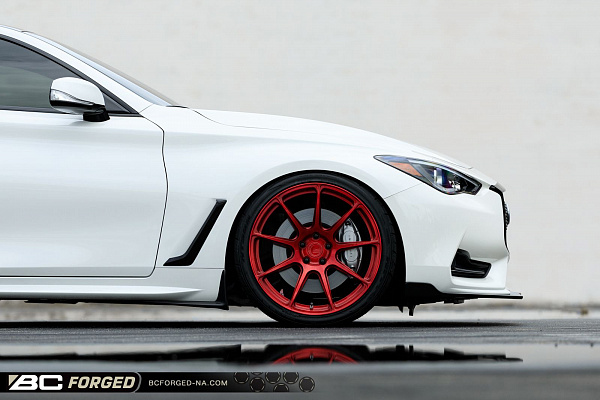 Фото дисков BC Forged RZ39 Красный глянец на Infiniti Q60 II