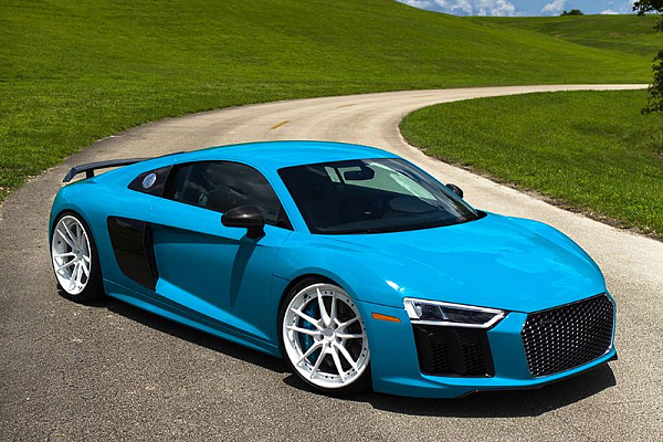 Фото дисков Anrky AN34 Белый сатин на Audi R8 (4S)