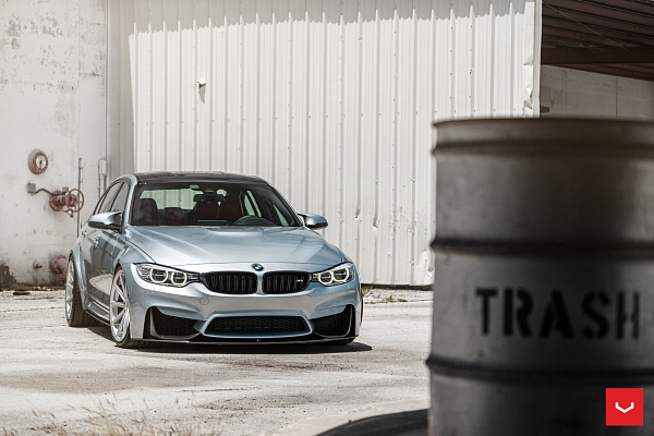Фото дисков Vossen VFS-10 Серебро на BMW 3/M3 (F3x/F80)