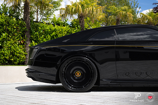 Фото дисков NOVITEC SP3 Черный глянец на Rolls-Royce Spectre