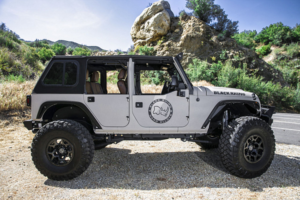 Фото дисков Black Rhino OVERLAND Черный сатин на Jeep Wrangler III (JK)