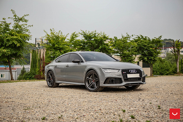 Фото дисков Vossen VFS-5 Глянцевый графит на Audi A/RS 7 (4G)