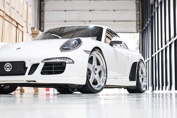 Фото дисков HRE 527 Глянцевый лак на Porsche 911 VII