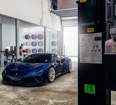 Фото дисков Anrky RS2 на Ferrari F8