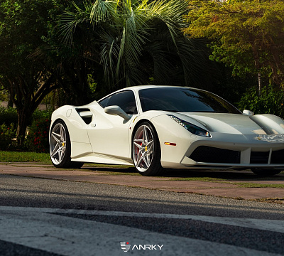 Фото дисков Anrky S1-X3 на Ferrari 488