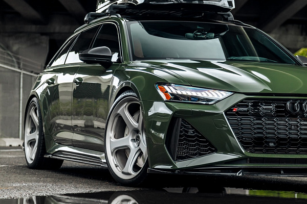 Фото дисков Brixton Forged TR06 Серебро на Audi A/RS 6 (C8)