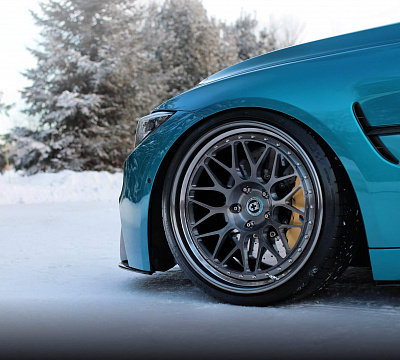 Фото дисков HRE 300 на BMW 3/M3 (F3x/F80)