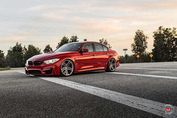 Фото дисков Vossen CG-203 Сатиновый лак на BMW 3/M3 (F3x/F80)