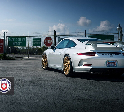 Фото дисков HRE P106 на Porsche 911 VII