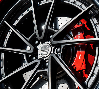 Фото дисков Anrky AN33 на Porsche 911 VII