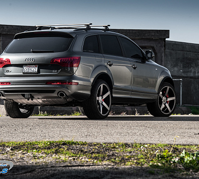Фото дисков Vossen CV3 на Audi Q7 (4L)