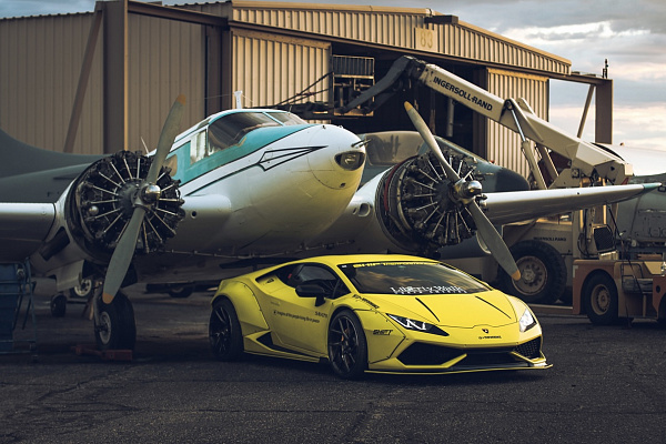 Фото дисков Savini SV67 Сатиновый темный лак на Lamborghini Huracan