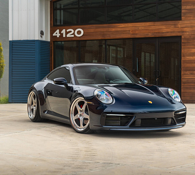 Фото дисков HRE 527 на Porsche 911 VIII