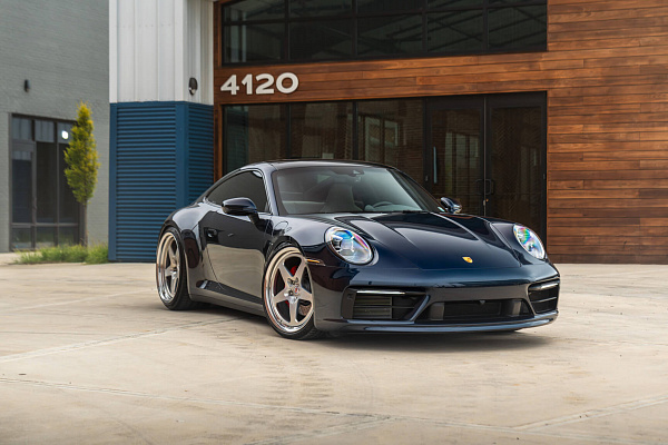 Фото дисков HRE 527 Сатиновый лак на Porsche 911 VIII