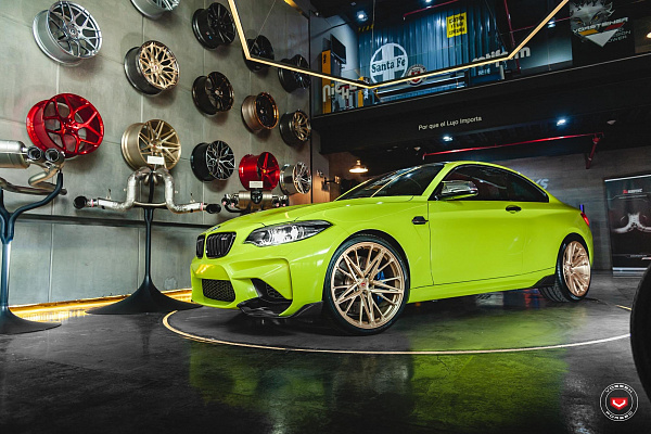 Фото дисков Vossen M-X6 Глянцевая шампань на BMW 2/M2 (F22/F87)