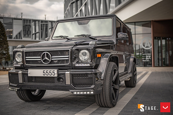Фото дисков Vossen CV3 Черный сатин на Mercedes-Benz G-Class II