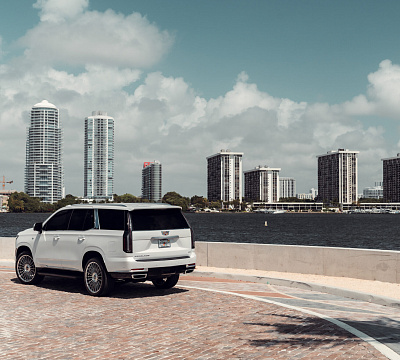 Фото дисков Vossen HF-8 на Cadillac Escalade V