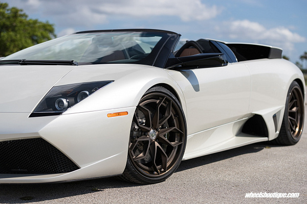 Фото дисков HRE S201H Сатиновая бронза на Lamborghini Murcielago