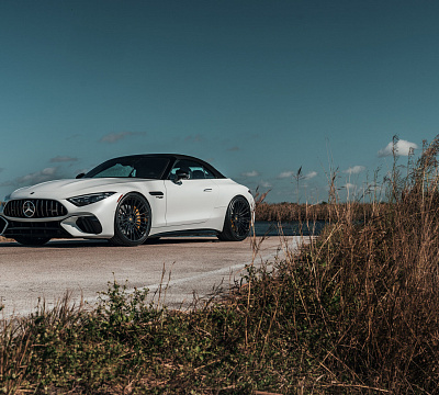 Фото дисков Vossen S17-04 на Mercedes-Benz SL (R232)
