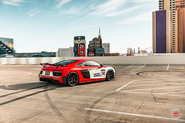 Фото дисков Vossen EVO-4R Черный сатин на Audi R8 (4S)