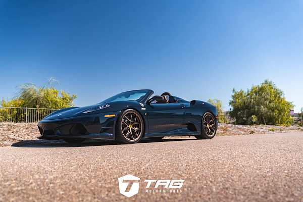 Фото дисков HRE R101 Lightweight Сатиновая бронза на Ferrari F430