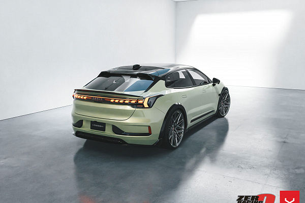 Фото дисков Vossen HF-7 Сатиновый графит на Zeekr 001