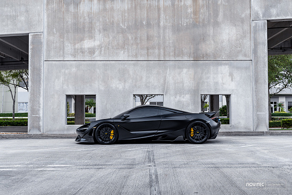 Фото дисков NOVITEC MC3 Черный сатин на McLaren 720S