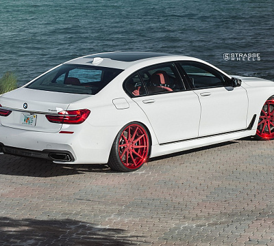 Фото дисков Strasse Wheels SV10T Deep Concave FS на BMW 7 (G11/G12)