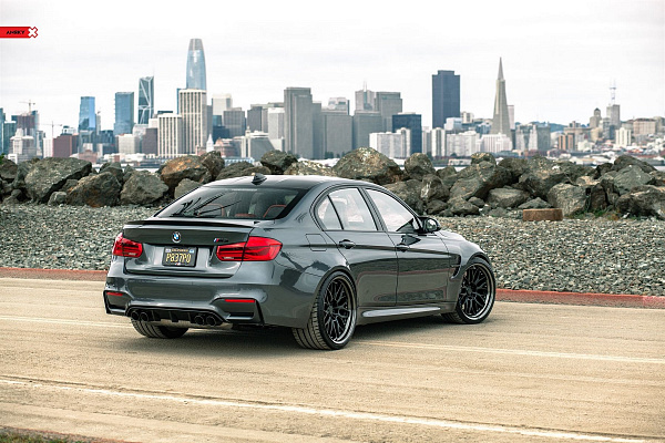 Фото дисков Anrky RS1 Черный сатин на BMW 3/M3 (F3x/F80)