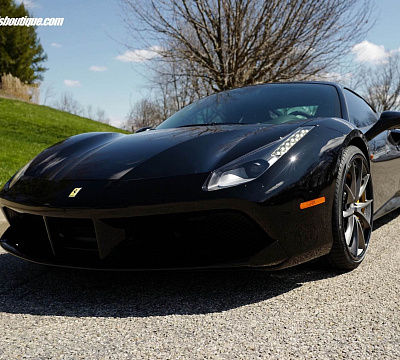 Фото дисков HRE S204 на Ferrari 488