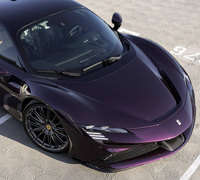Фото дисков HRE P103SC на Ferrari SF90