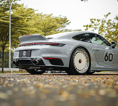 Фото дисков HRE 935 на Porsche 911 VIII