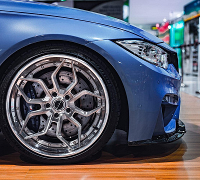 Фото дисков Brixton Forged PF9 на BMW 3/M3 (F3x/F80)
