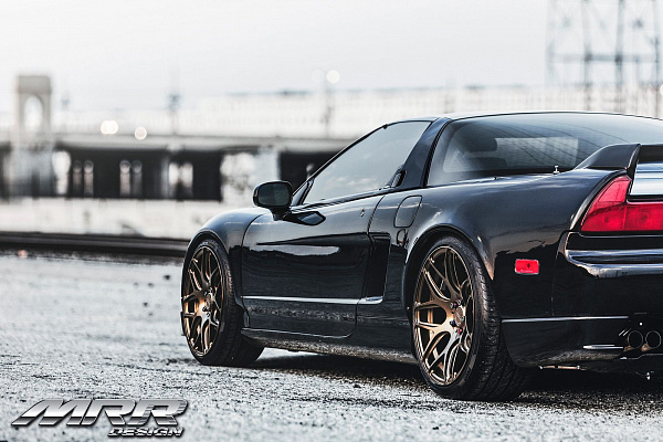 Фото дисков MRR FS01 Глянцевая бронза на Acura NSX I