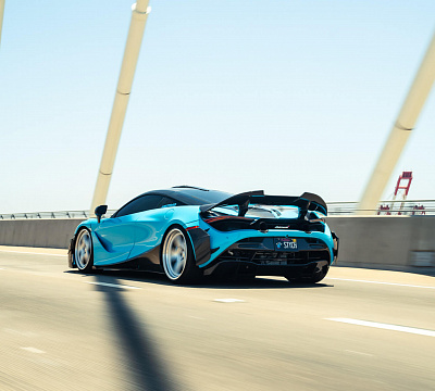 Фото дисков HRE 527 на McLaren 720S