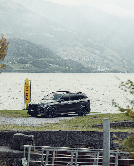 Фото дисков HFX-1 (5-Lug) Черный сатин на BMW X5/X5 M (G05/G18/F95)