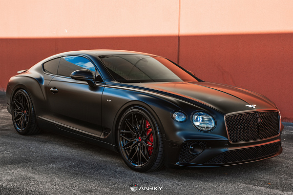 Фото дисков Anrky S1-X1 Черный глянец на Bentley Continental GT III
