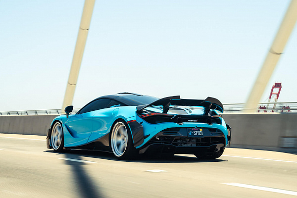 Фото дисков HRE 527 Глянцевый лак на McLaren 720S