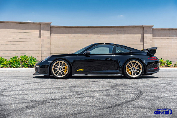 Фото дисков HRE RC104 Сатиновое золото на Porsche 911 VII