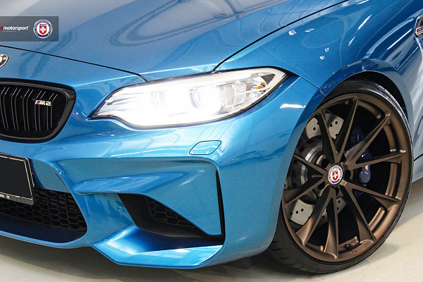 Фото дисков HRE P204 Сатиновая бронза на BMW 2/M2 (F22/F87)