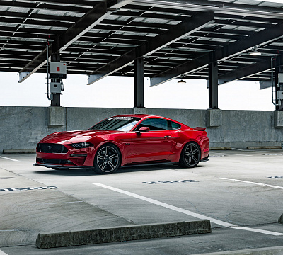 Фото дисков Vossen HF-1 на Ford Mustang VI