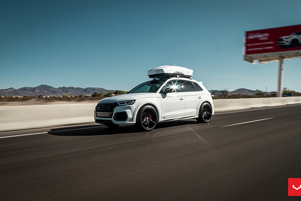 Фото дисков Vossen HF-3 Черный глянец на Audi Q5 (FY)