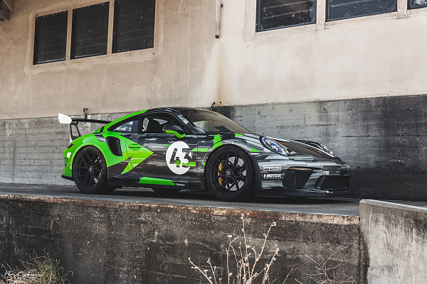 Фото дисков Brixton Forged CM5-R Черный матовый на Porsche 911 VII