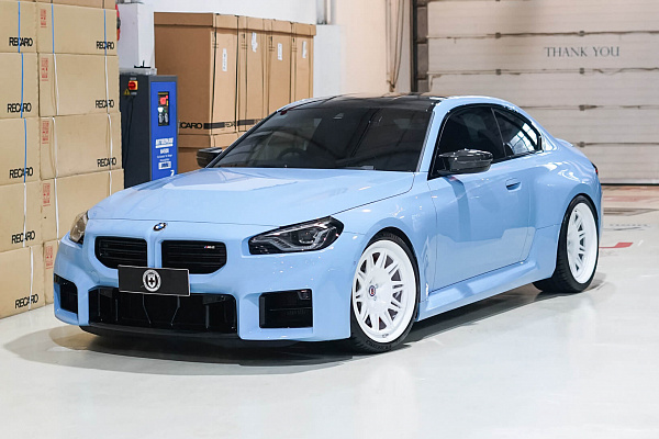 Фото дисков HRE 528 Белый глянец на BMW 2/M2 (G42/G87)