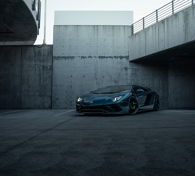 Фото дисков Brixton Forged TR05 на Lamborghini Aventador