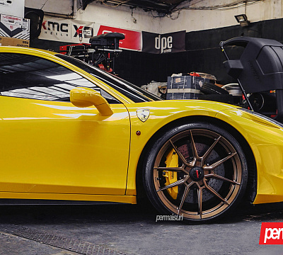 Фото дисков NOVITEC NF10 на Ferrari 458