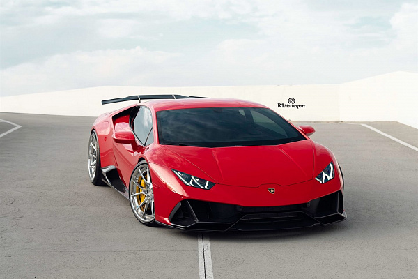 Фото дисков Anrky AN32 Полированный лак на Lamborghini Huracan
